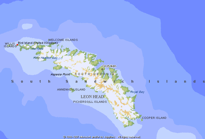 Южная Георгия / архипелаг Южные Сендвичивы острова
