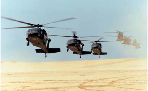 Iraq Freedom War Helicopter